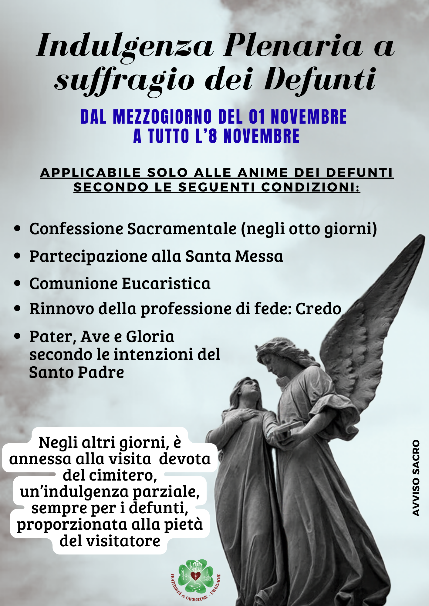 Indulgenza Plenaria a suffragio dei Defunti-2026