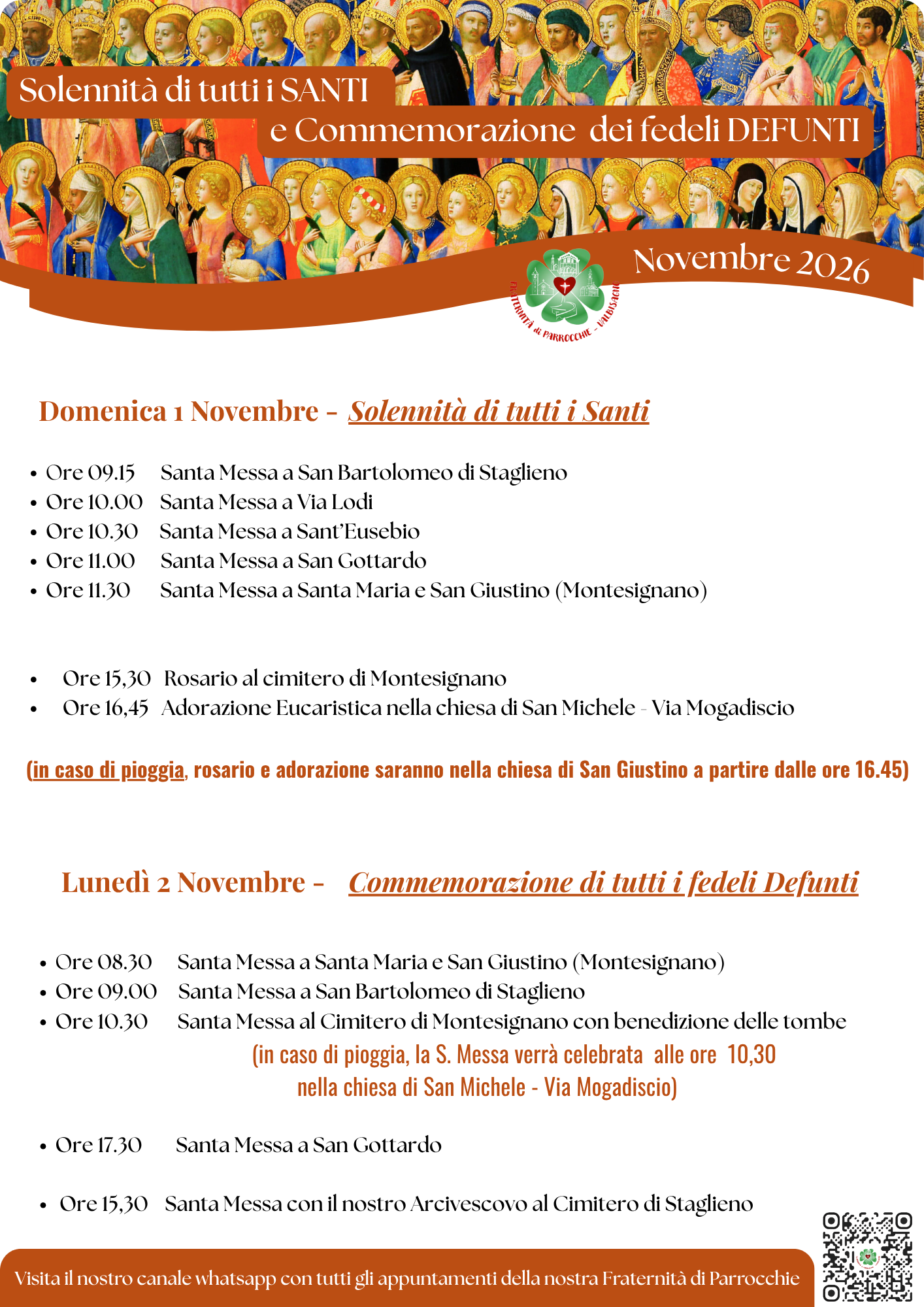 Solennità di tutti i Santi - 1 Novembre 2026